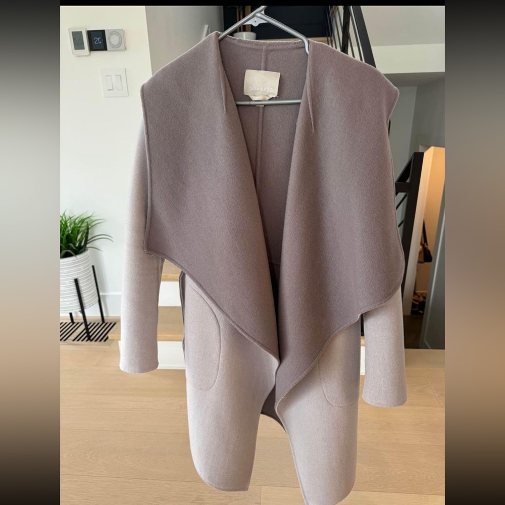 Soia & Kyo Women's Coat in Taupe